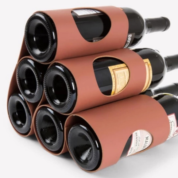 Vacavaliente Ruca Leather Wine Rack Collapsable - Picture 8 of 10